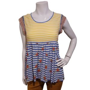 Matilda Jane flowy and fun striped top!